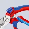 „Knipex 95 05 20 SB“ replės Nerūdijantis plienas Plastikinė rankena Mėlyna Raudona