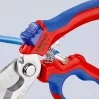 „Knipex 95 05 20 SB“ replės Nerūdijantis plienas Plastikinė rankena Mėlyna Raudona