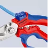 „Knipex 95 05 20 SB“ replės Nerūdijantis plienas Plastikinė rankena Mėlyna Raudona