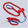 „Knipex 95 05 20 SB“ replės Nerūdijantis plienas Plastikinė rankena Mėlyna Raudona