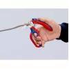 „Knipex 95 05 20 SB“ replės Nerūdijantis plienas Plastikinė rankena Mėlyna Raudona
