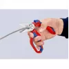 „Knipex 95 05 20 SB“ replės Nerūdijantis plienas Plastikinė rankena Mėlyna Raudona