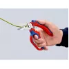 „Knipex 95 05 20 SB“ replės Nerūdijantis plienas Plastikinė rankena Mėlyna Raudona
