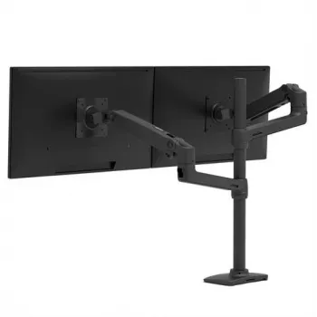 ERGOTRON LX dviguba sukraunama svirtis, aukštas stiebas (matinė juoda)