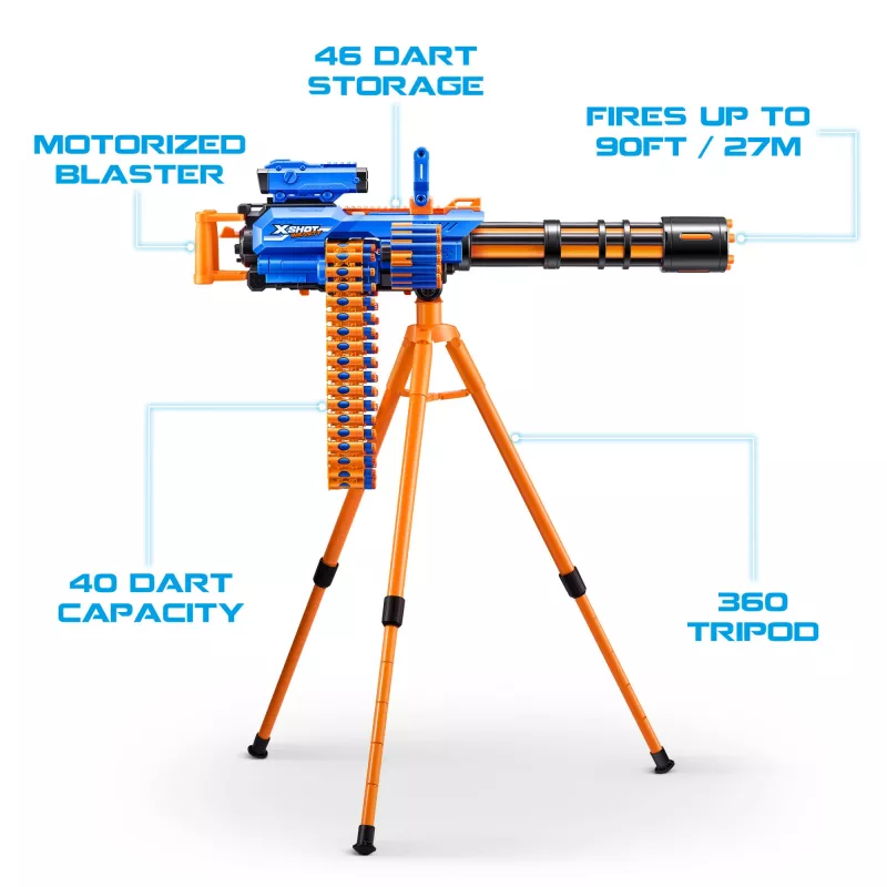 XSHOT Insanity Motorized Rage Fire (72 strėlės) ZURU