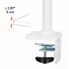 ERGOTRON NX Monitor Arm - baltas