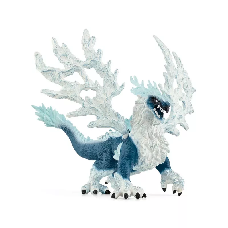 schleich ELDRADOR CREATURES Ledinis drakonas, 7 m., Ledinis pasaulis, Pabaisos ir drakonai, Mėlyna, Balta, Plastikas
