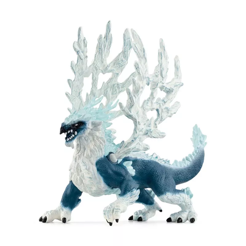 schleich ELDRADOR CREATURES Ledinis drakonas, 7 m., Ledinis pasaulis, Pabaisos ir drakonai, Mėlyna, Balta, Plastikas