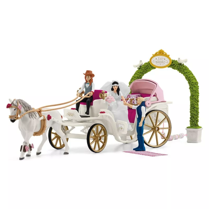 Vestuvinis vežimas Schleich HORSE CLUB 42641S Įvairiaspalvis