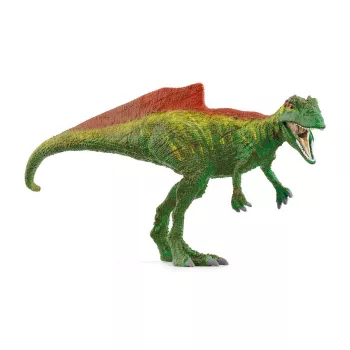 schleich Dinozauras Concavenator, 4 m., Dinozaurų amžius, Užkariaujant Žemę, Dinozaurai ir ugnikalnis, Pirmieji milžinai, Žalia, Raudona, Geltona, Plastikas
