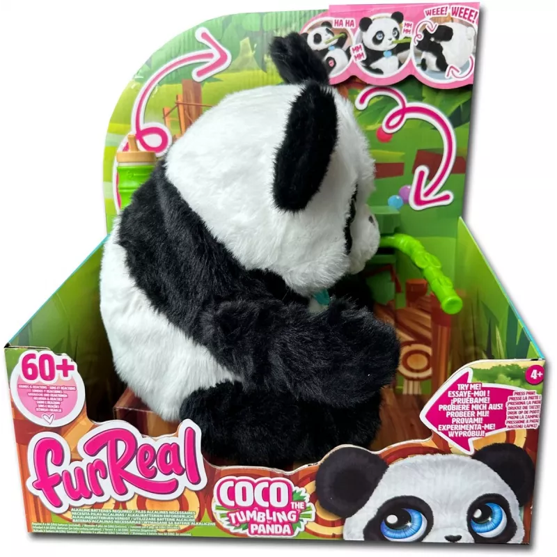 Just Play FurReal - Coco De Rollende Panda, berniukas/mergaitė, 4 m., garsinis