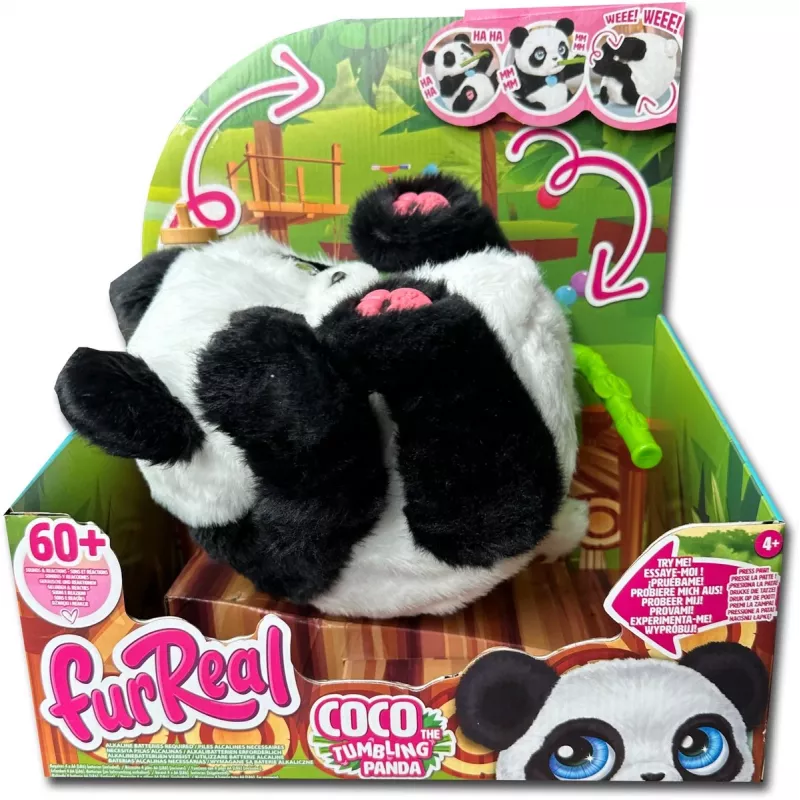 Just Play FurReal - Coco De Rollende Panda, berniukas/mergaitė, 4 m., garsinis