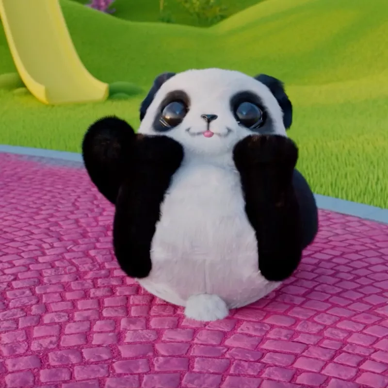 Just Play FurReal - Coco De Rollende Panda, berniukas/mergaitė, 4 m., garsinis