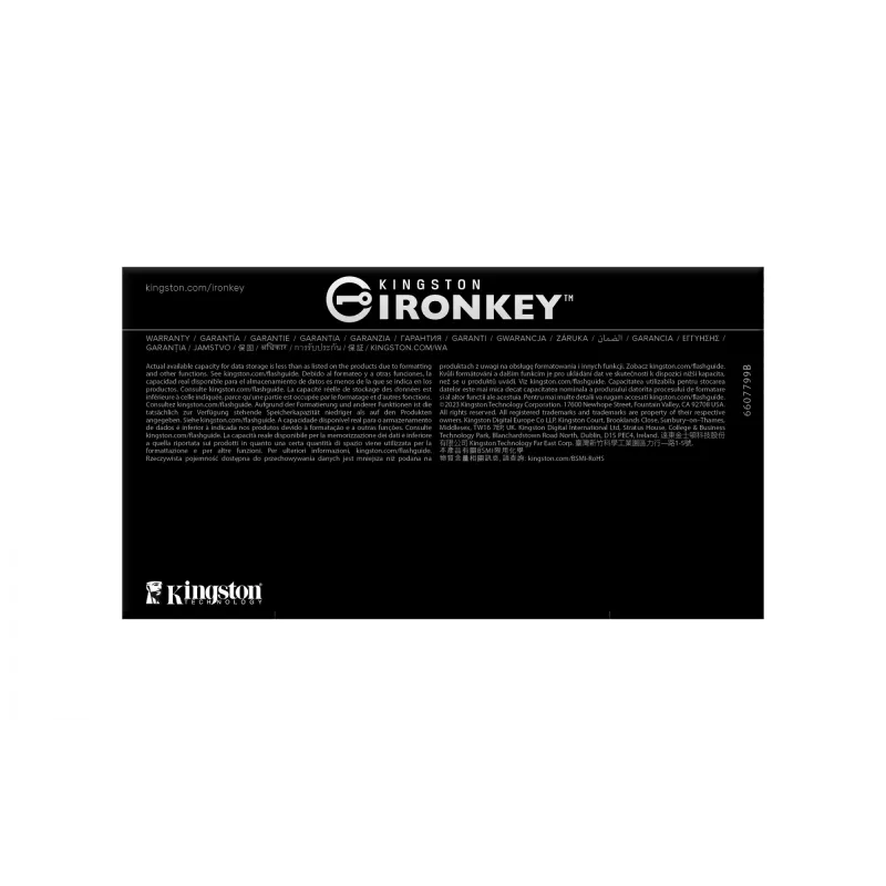 Kingston Technology IronKey 128GB D500S FIPS 140-3 Lvl 3 AES-256