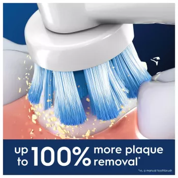 Dantų šepetėlių galvutės Oral-B Sensitive Clean 12 vnt. Balta