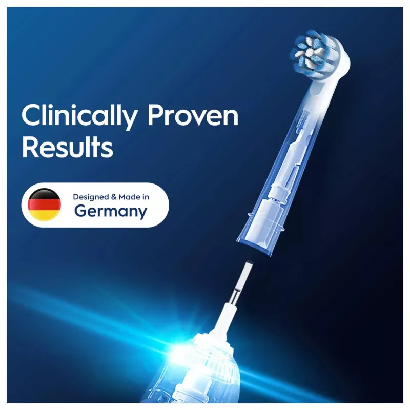 Dantų šepetėlių galvutės Oral-B Sensitive Clean 12 vnt. Balta
