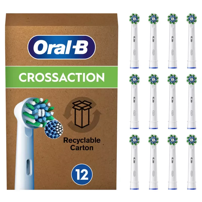 Oral-B CrossAction 12 vnt. Balta