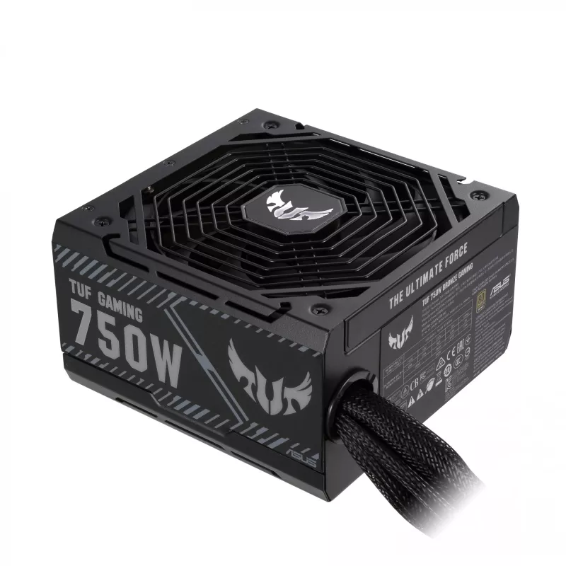 ASUS TUF-GAMING-750B maitinimo blokas 750 W 20+4 kontaktų ATX ATX juodas