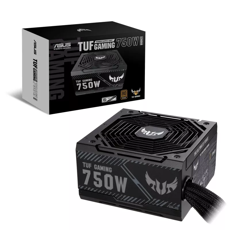 ASUS TUF-GAMING-750B maitinimo blokas 750 W 20+4 kontaktų ATX ATX juodas