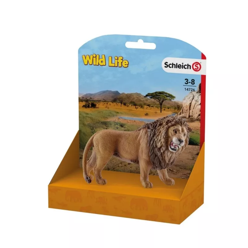 Schleich WILD LIFE Liūtas riaumojantis Įvairiaspalvis Plastikas 3+ metai