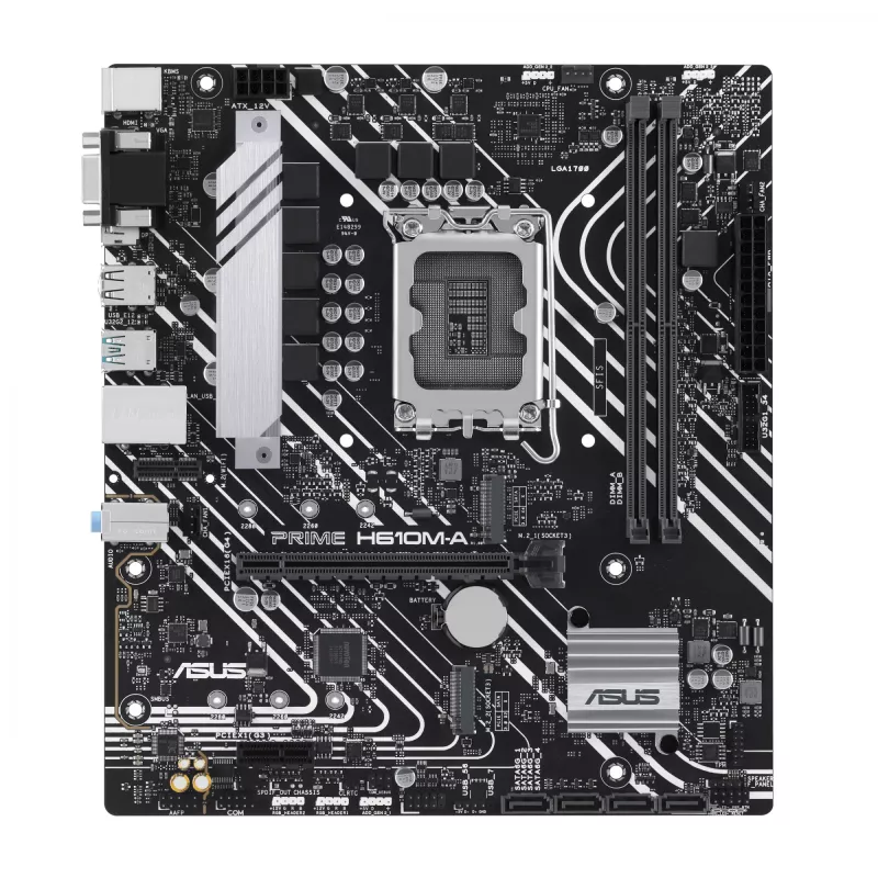 Motininė plokštė ASUS PRIME H610M-A-CSM Intel H610 LGA 1700 micro ATX