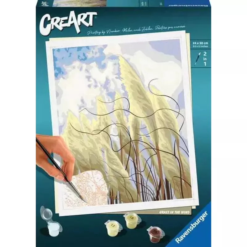 Tapybos rinkinys Ravensburger CreArt — „Žolė vėjyje“ (modelis 23611) iš Ravensburger