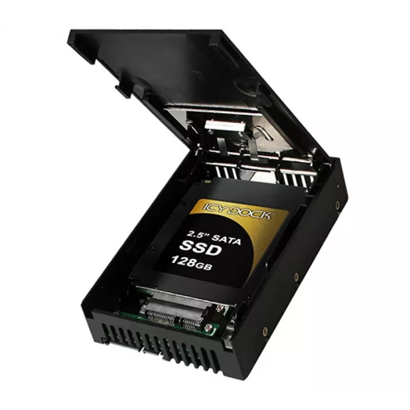 ICYDOCK EZConvert lengvas 2,5 col. į 3,5 col. SATA SSD/HDD keitiklis/tvirtinimo rinkinys – 1 versija