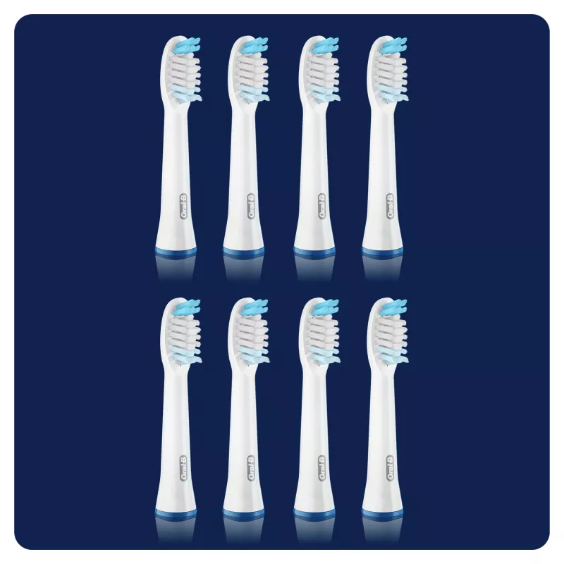 Oral-B Pulsonic Clean 81748491 dantų šepetėlio galvutė 8 vnt. Balta