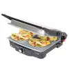 Kontaktinis grilis CECOTEC Rock'nGrill 2000 — 2000 W, stačiakampis, juodas / nerūdijantis plienas, reguliuojamas termostatas, 340×330×130 mm