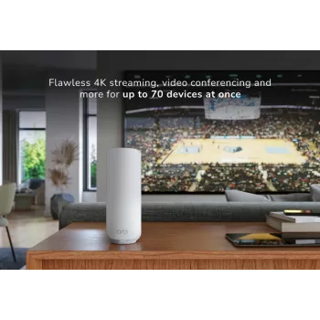 NETGEAR Orbi 370 Dviejų juostų (2,4 GHz / 5 GHz) Wi-Fi 7 (802.11be) Baltas 2 Vidinė