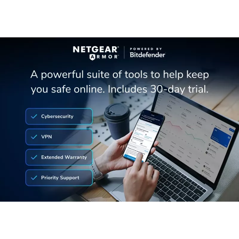 NETGEAR Orbi 370 Dviejų juostų (2,4 GHz / 5 GHz) Wi-Fi 7 (802.11be) Baltas 2 Vidinė