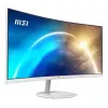 MSI Pro MP341CQWDE kompiuterio monitorius 86,4 cm (34 colių) 3440 x 1440 pikselių „UltraWide Quad HD“ baltas