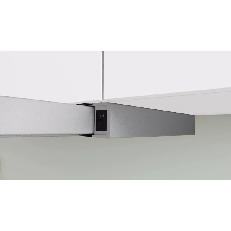 Bosch Serie 2 DFL063W57 gartraukis Pusiau įmontuotas (ištraukiamas) Metallic, Sidabrinė 351 m³/h