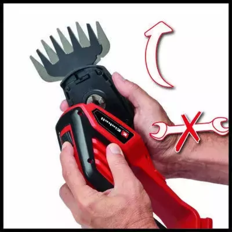 Belaidės žolės žirklės Einhell GE-CG 18/100 Li T-Solo 10 cm 18 V
