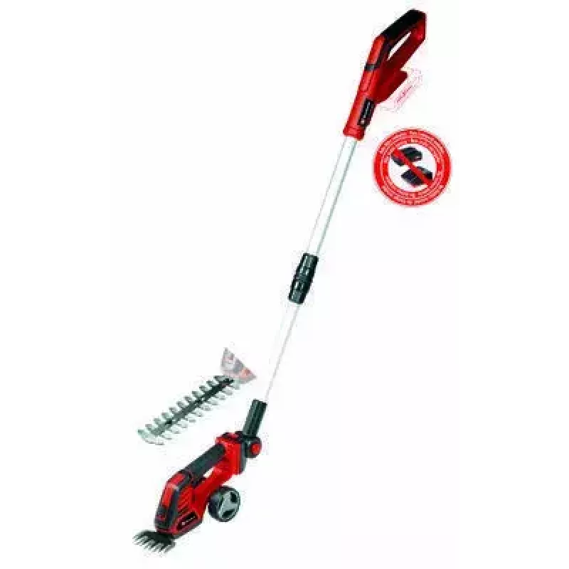 Belaidės žolės žirklės Einhell GE-CG 18/100 Li T-Solo 10 cm 18 V