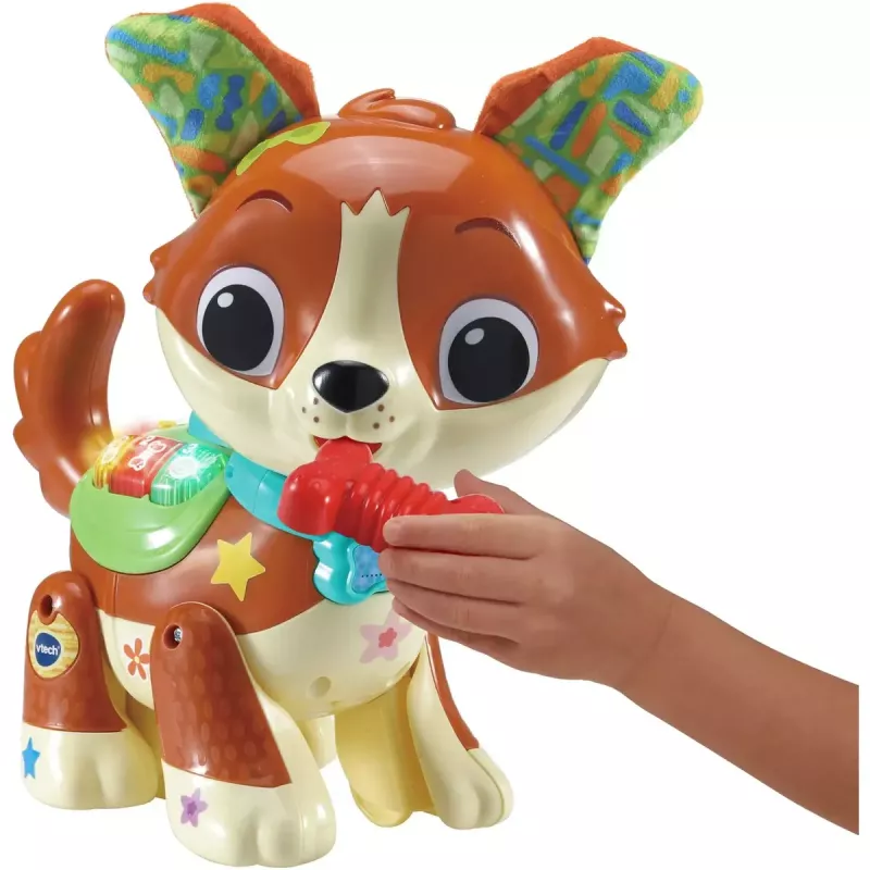 Žaislinė figūrėlė VTech Run With Me Puppy 80-552564 interaktyvus mokomasis žaislas su garsais ir judesiu