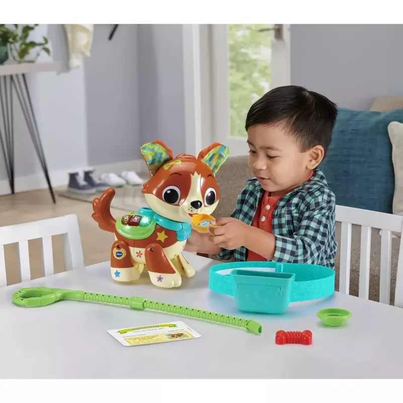 Žaislinė figūrėlė VTech Run With Me Puppy 80-552564 interaktyvus mokomasis žaislas su garsais ir judesiu