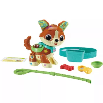 Žaislinė figūrėlė VTech Run With Me Puppy 80-552564 interaktyvus mokomasis žaislas su garsais ir judesiu