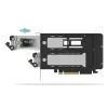 „Icy Dock ExpressSlot Elite“ sąsajos plokštė MB842MP-B – PCIe karšto keitimo 2,5 colio diskų įlankos adapteris, juoda/sidabrinė