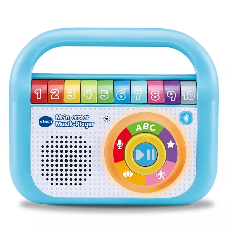 VTech Baby Mano pirmasis muzikos grotuvas, muzikinis žaislas, 2 m., AA, 480 g, mėlyna, balta