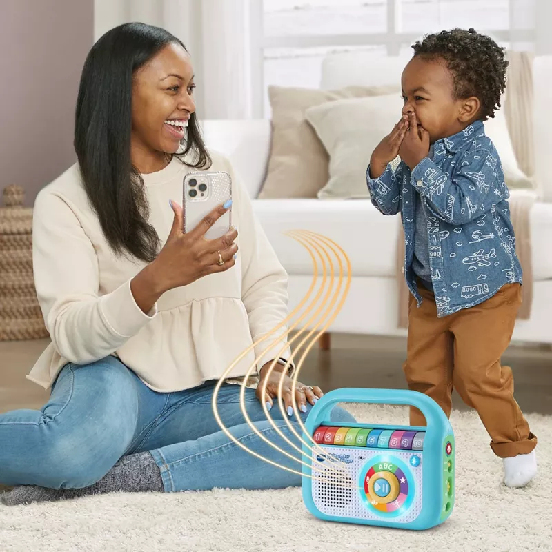 VTech Baby Mano pirmasis muzikos grotuvas, muzikinis žaislas, 2 m., AA, 480 g, mėlyna, balta