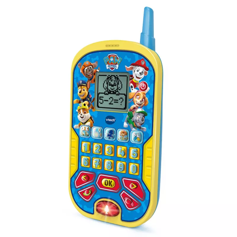 Vaikų telefonas VTech PAW Patrol Lernhandy — nuo 2 metų, mėlynas/geltonas, 140 g