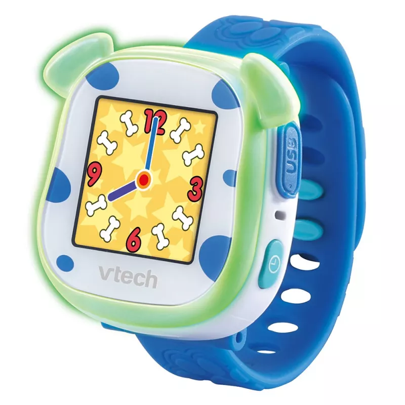 Vaikiškas laikrodis VTech My First KidiWatch – skaitmeninis vaikiškas laikrodis, įvairiaspalvis, nuo 3 metų, 90 g
