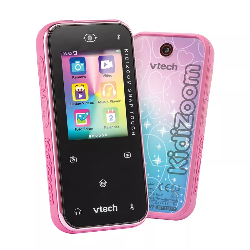 VTech KidiZoom Snap Touch rožinis vaikiškas išmanusis telefonas