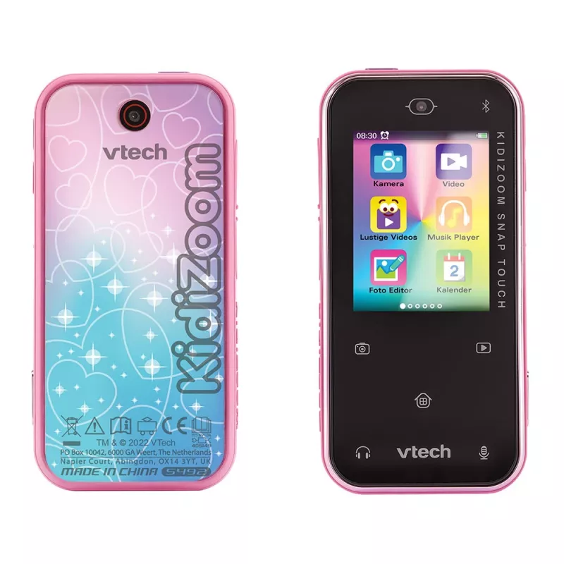 VTech KidiZoom Snap Touch rožinis vaikiškas išmanusis telefonas