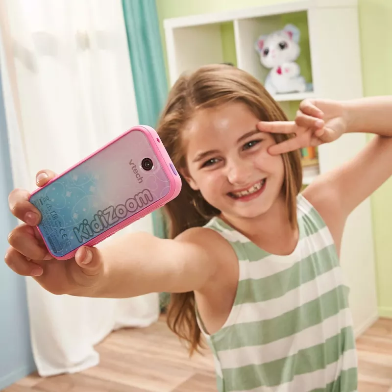 VTech KidiZoom Snap Touch rožinis vaikiškas išmanusis telefonas