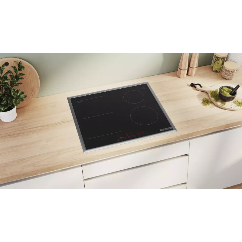 Bosch Serie 6 PVS645HB1E kaitlentė juoda įmontuojama 60 cm zoninė indukcinė 4 zonos