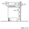 Bosch Serie 6 PXV845HC1E kaitlentė Juoda Įmontuojama 80 cm Zonų indukcinė kaitlentė 5 zonų