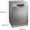 Bosch Serie 6 SMS6ZCI16E indaplovė Laisvai pastatoma 14 vietų