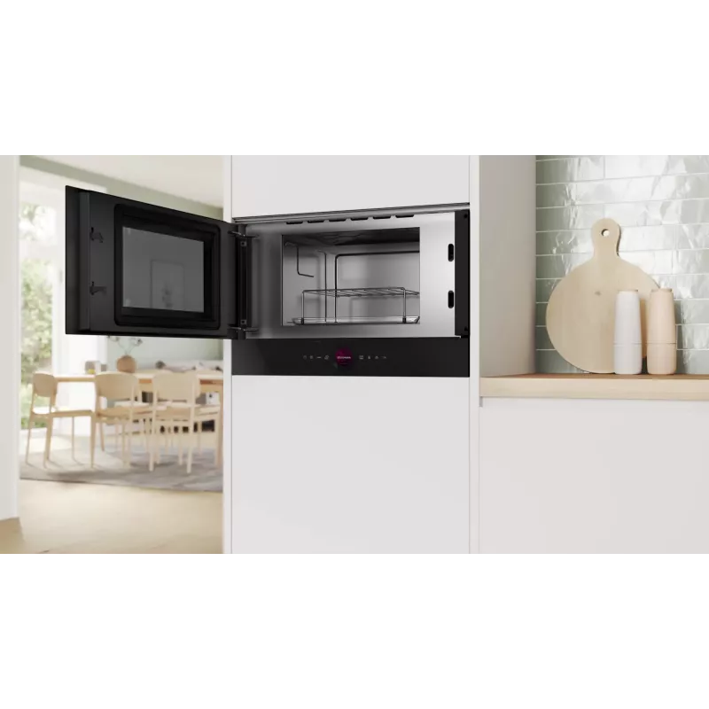 Bosch Serie 8 BEL7321B1 mikrobangų krosnelė Juoda Kombinuota mikrobangų krosnelė Pastatoma 21 L 900 W